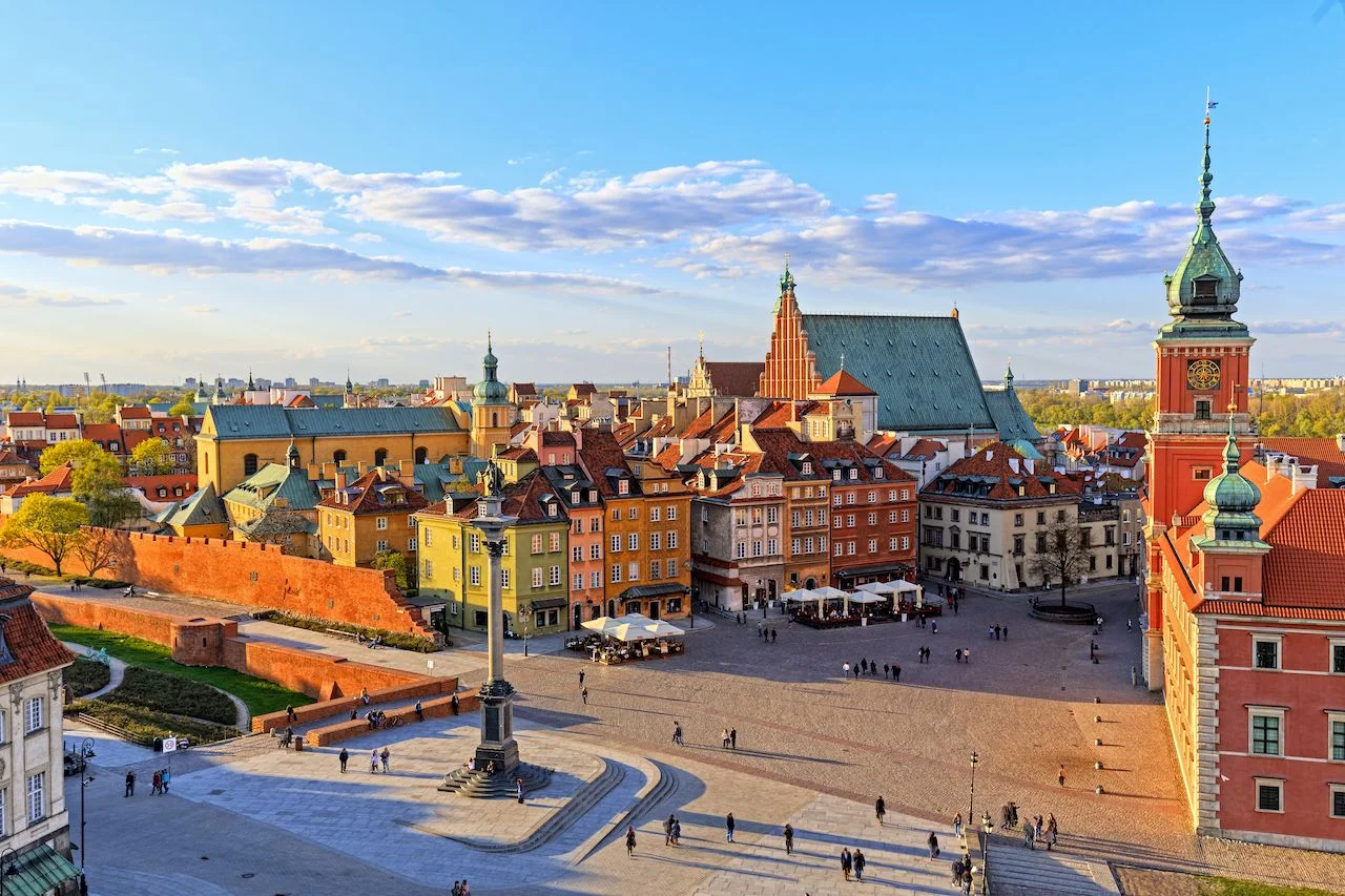 Warsaw city view