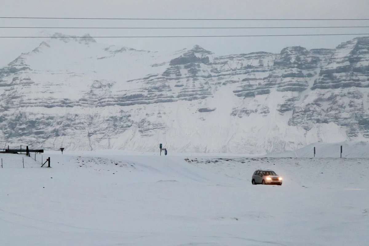 Driving in winter in Iceland requires careful insurance consideration